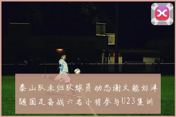 泰山队未归队球员动态谢文能刘洋随国足备战六名小将参与U23集训
